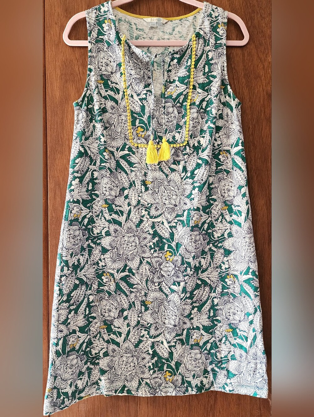 Boden Lana Shift Dress Cotton Sz 12